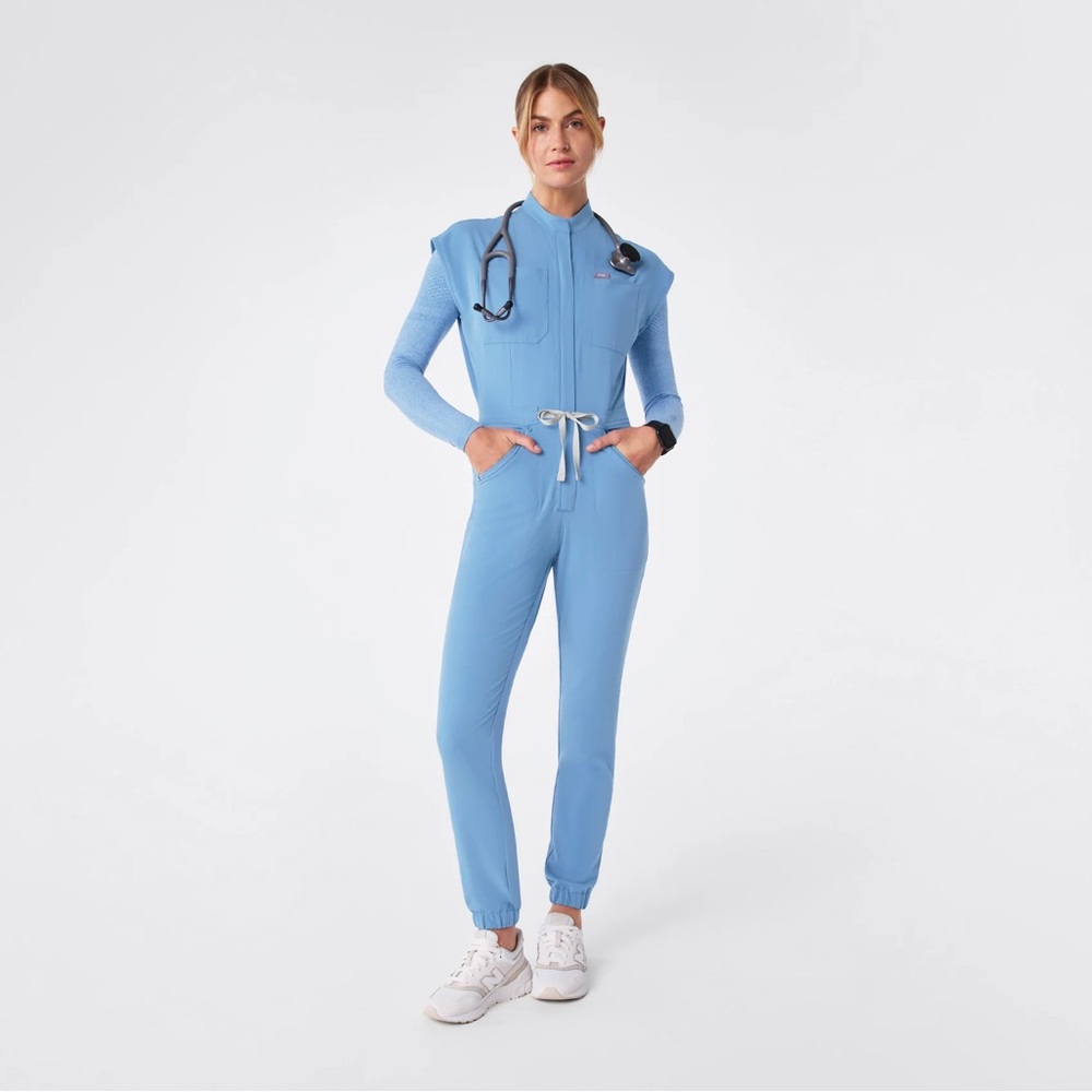 Figs Rafaela Cargo Scrub Jumpsuit